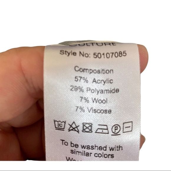 NWT CULTURE CUaniara pullover wool blend long sleeve jumper sweater size small - Picture 5 of 8